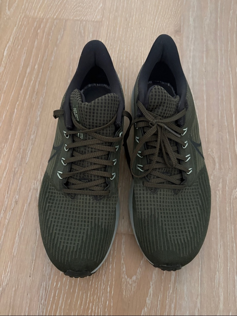 Nike Men's Running Shoes - Olive Green and Black